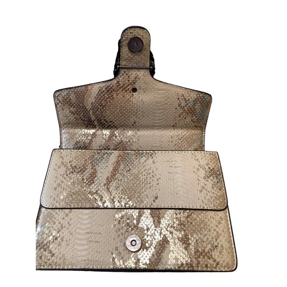 UNIQUE MERMAID HORSESHOE SNAKE EMBOSSED HANDBAG/CROSSBODY NWT - Picture 12 of 13